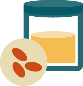 Illustration of the four disease markers in IgAN: Gd-IgA1, hematuria, proteinuria, and kidney function (eGFR)